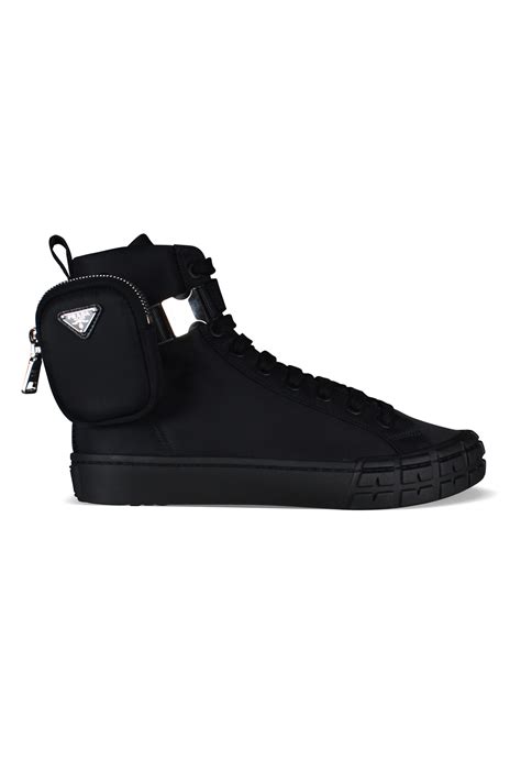 prada high top shoes size 6 mens|Prada shoes all black.